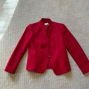 Ann Taylor LOFT red blazer in size 4P.